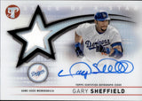 2022 Gary Sheffield Topps Pristine SLICE OF THE STAR JERSEY AUTO AUTOGRAPH RELIC #SSAR-GA Los Angeles Dodgers