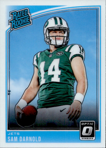 2018 Sam Darnold Panini Donruss Optic RATED ROOKIE RC #151 New York Jets