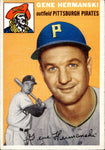 1954 Gene Hermanski Topps #228 Pittsburgh Pirates BV $20