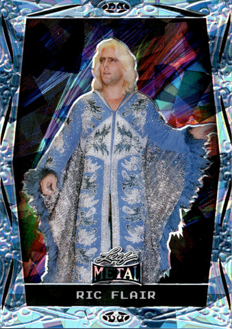 2024 Ric Flair Leaf Metal Legends LIGHT BLUE CRYSTAL 2/8 #32 WWE Legend