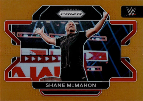 2022 Shane McMahon Panini Prizm ORANGE 04/99 #52 WWE Legend