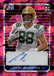 2023 Luke Musgrave Leaf Pro Set Metal ROOKIE PORTRAIT PINK CRYSTALS AUTO 2/5 AUTOGRAPH RC #PA-LM1 Green Bay Packers