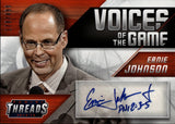 2014-15 Ernie Johnson Panini Threads VOICES OF THE GAME AUTO 178/199 AUTOGRAPH #3 NBA Analyst