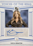 2023 Kayla Braxton Panini Chronicles WWE ROOKIE VOICES OF THE RING SIGNATURES AUTO AUTOGRAPH RC #VR-KBX Friday Night Smackdown 2