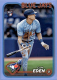 2024 Cam Eden Topps UPDATE FATHER'S DAY BLUE ROOKIE 45/50 RC #US349 Toronto Blue Jays