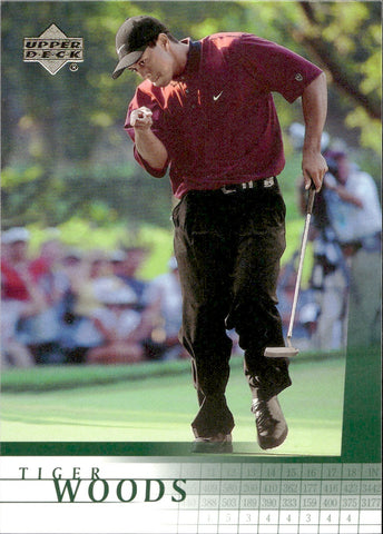 2001 Tiger Woods Upper Deck ROOKIE RC #1 PGA Champion