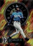1995 Ken Griffey Jr. Barry Bonds Pinnacle TEAM PINNACLE #TP7 Mariners Giants