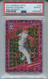 2021 Kwang-Hyun Kim Donruss Optic PINK VELOCITY 213/249 PSA 10 #135 St. Louis Cardinals 0953