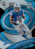 2021 Amon-Ra St. Brown Panini Spectra BLUE DIE CUT ROOKIE 45/50 RC #169 Detroit Lions