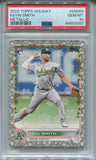2022 Kevin Smith Topps Holiday METALLIC ROOKIE RC PSA 10 #HW68 Oakland A's 1097