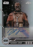2023 Topps Chrome Star Wars Autograph Xavier Jimenez as Tusken Chief #94 AUTO