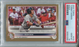 2022 Tommy Edman Topps Series 2 GOLD 1708/2022 PSA10 #419 St. Louis Cardinals 1090