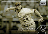 2022 Corbin Burnes Topps Stadium Club Chrome CASE HIT SEPIA REFRACTOR #129 Milwaukee Brewers