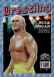 2024 Hulk Hogan Leaf Metal Legends PRO WRESTLING PERIODICAL LIGHT BLUE WAVE 7/8 #WP-7 WWE Legend