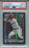 2024 Dylan Crews Bowman Chrome Prospects 1ST BOWMAN GREEN GRASS REFRACTOR 81/99 PSA 10 #BCP23 Washington Nationals 2275