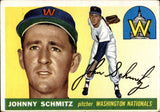 1955 Johnny Schmitz Topps #159 Washington Nationals BV $25