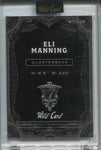 2024 Eli Manning Wild Card RED JOKER AUTO 1/1 ONE OF ONE AUTO #A7CJ-EM New York Giants