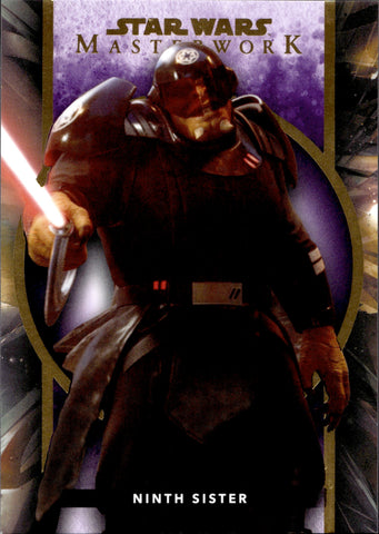 2022 Ninth Sister Topps Star Wars Masterwork PURPLE 09/50 #87