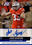 2022 Jack Sawyer Leaf Pro Set BLUE ROOKIE AUTO AUTOGRAPH #PSA-JS1 Pittsburgh Steelers
