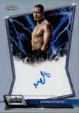 2026 Carmelo Hayes Topps Chrome WWE BLUE BRAND REFRACTOR AUTO AUTOGRAPH #BBA-CAR Friday Night Smackdown 2