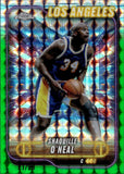 2025-26 Shaquille O'Neal Topps Chrome GREEN GEOMETRIC REFRACTOR 71/99 #171 Los Angeles Lakers HOF