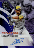2024 Jackson Chourio Press Pass Premium REFLECTOR PURPLE ROOKIE AUTO 4/6 AUTOGRAPH #RA-JC2 Milwaukee Brewers