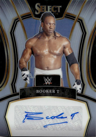 2024 Booker T Panini Select HOLO SILVER LEGENDARY SIGNATURES AUTO AUTOGRAPH #LS-BKT WWE HOF