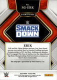 2022 Erik Panini Select WWE SELECT SIGNATURES AUTO AUTOGRAPH #SG-ERK Friday Night Smackdown