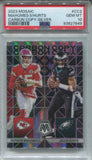 2023 Patrick Mahomes Jalen Hurts Panini Mosaic CARBON COPY SILVER PSA 10 #CC2 KANSAS CITY CHIEFS PHILADELPHIA EAGLES 7649