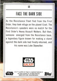 2023 Face The Dark Side Topps Chrome Star Wars Galaxy #60 77/99 WAVE REFRACTOR