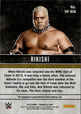 2023 Rikishi Panini Chronicles HALL OF FAME BLUE AUTO 4/49 #HF-RIK