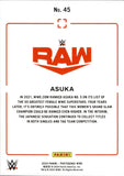 2024 Asuka Panini Photogenic WWE MAZE 06/25 #45 Monday Night Raw