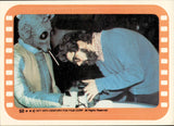 1977 Director George Lucas and Greedo Topps Star Wars STICKER #50 1