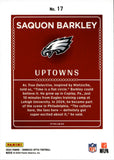 2024 Saquon Barkley Donruss Optic UPTOWN #17 Philadelphia Eagles