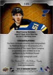 2023-24 Matthew Kessel Upper Deck Engrained ROOKIE AUTO AUTOGRAPH #135 St. Louis Blues