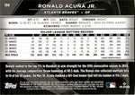 2025 Ronald Acuna Jr. Topps Chrome Black BLUE REFRACTOR 023/150 #150 Atlanta Braves