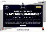 2017 Roger Staubach Donruss Optic BLUE AKA CAPTAIN COMEBACK 148/149 #1 Dallas Cowboys HOF