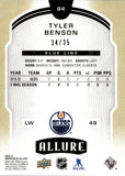 2020-21 Tyler Benson Upper Deck Allure BLUE LINE ROOKIE 34/35 RC #84 Edmonton Oilers