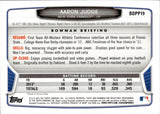 2013 Aaron Judge Bowman ROOKIE RC #BDPP19 New York Yankees 3