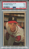 1953 Warren Spahn Bowman Color PSA 1.5 #99 Milwaukee Braves HOF 2605