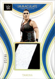 2023 Tamina Panini Immaculate WWE GOLD SHIRT 08/10 RELIC #RM-TMN Friday Night Smackdown
