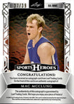 2024 Mac McClung Leaf Sports Heroes CRACKED ICE ROOKIE AUTO 37/39 AUTOGRAPH RC #BA-MMC Orlando Magic