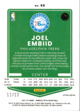 2021-22 Joel Embiid Donruss Optic FOTL PURPLE STARS 12/13 #88 Philadelphia 76ers