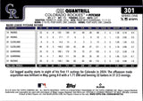 2025 Cal Quantrill Topps Series 1 TRUE PHOTO SP #301 Colorado Rockies