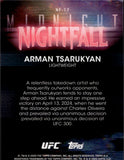 2025 Arman Tsarukyan Topps Midnight NIGHTFALL #NF-17 Lightweight