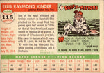 1955 Ellis Kinder Topps #115 Boston Red Sox BV $25