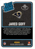 2016 Jared Goff Donruss Optic RATED ROOKIE RC #172 Los Angeles Rams 1