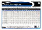 2012 Joe DiMaggio Topps SP LEGEND VARIATION #30 New York Yankees HOF