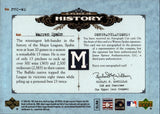 2006 Warren Spahn Upper Deck SP Legendary Cuts A PLACE IN HISTORY CUT AUTO AUTOGRAPH #PHC-WS Milwaukee Braves HOF