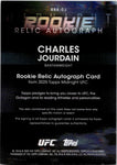 2025 Charles Jourdain Topps Midnight TWILIGHT ROOKIE RELIC PATCH AUTO 25/99 #RRA-CJ